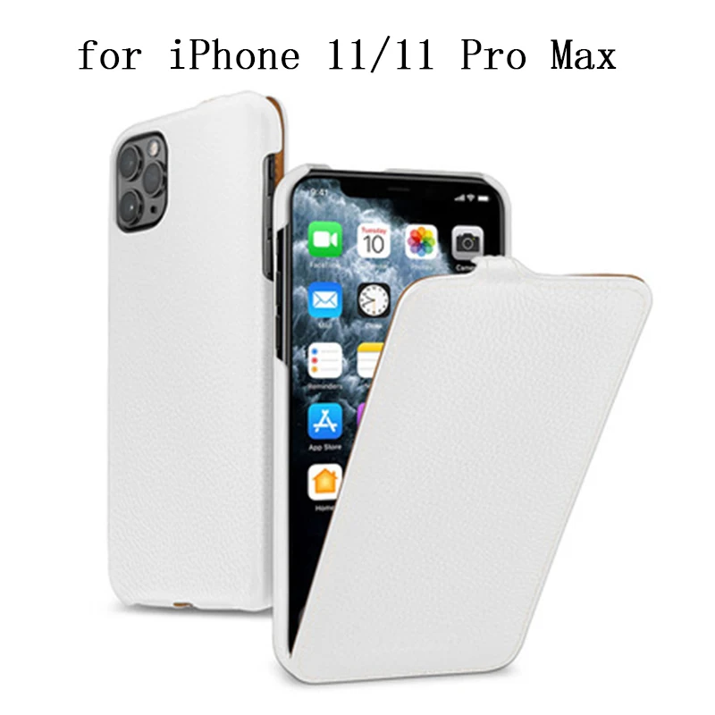 Luksuzni Ročno Primeru Telefon za iPhone 11 Pravega Usnja Funda Kože za iPhone11 Pro Max Kritje Coque za iPhone 11Pro iphone11