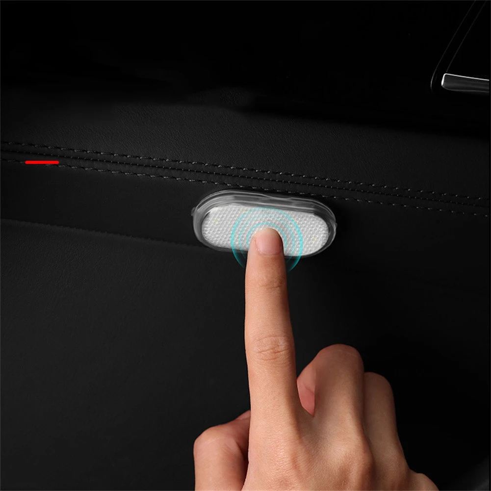 2X Avto Notranjosti LED Indukcijske Svetlobe Vzdušje Light Touch Senzor Usb Polnjenje Čisto Nov Avto Deli