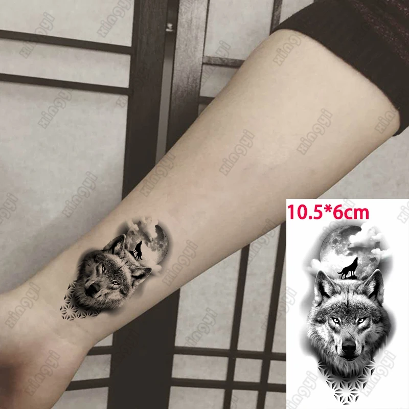 Voda Prenos Tatoo Diablo Volk Tiger Zmaj Živali Otroci Body Art Nepremočljiva Začasnimi Tatto Ponaredek Falsh Tattoo, za Moškega, Žensko
