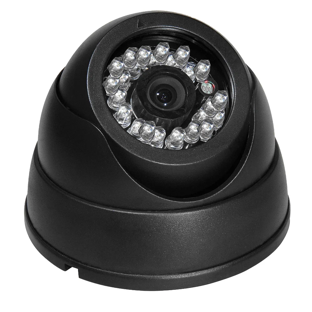 1200TVL Color CCD IR Dan Night Vision Dome širokokotni CCTV Varnostne Kamere PAL in NTSC