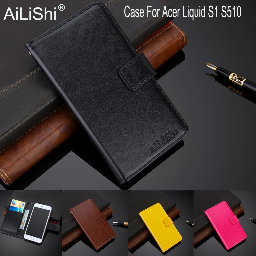 AiLiShi 100% Izključno Primeru Za Acer Liquid S1 S510 PU Usnje Primeru Flip Top Kakovosti mobilni Telefon Vrečko Denarnice Imetnik + Sledenje