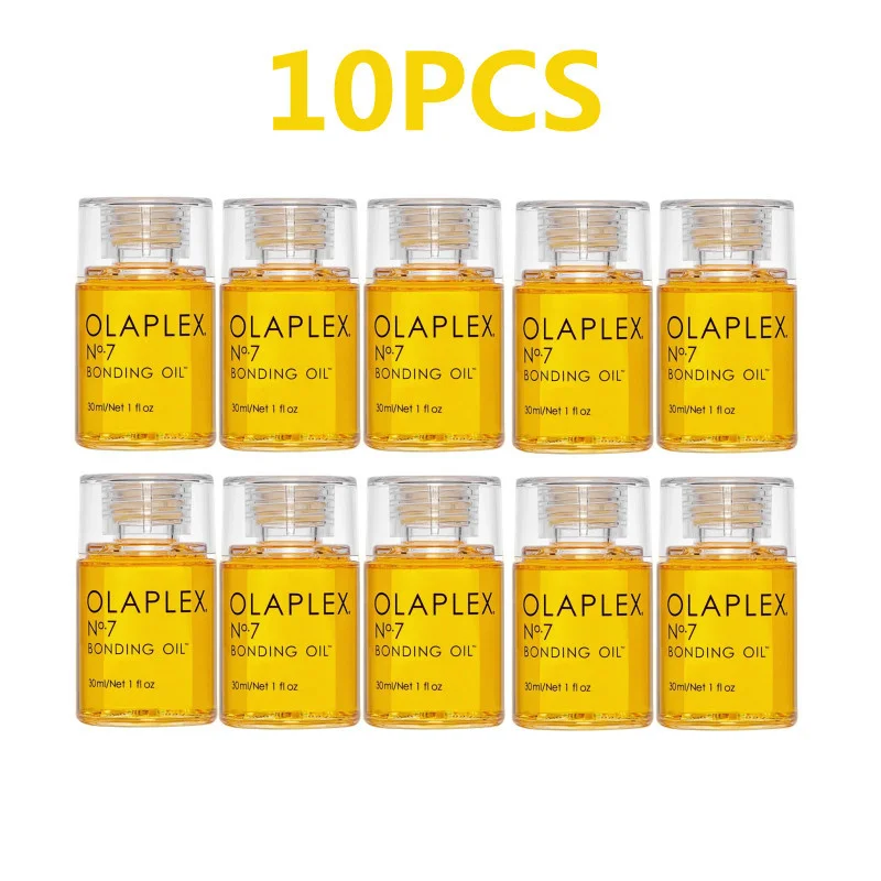 10PCS Olaplex No. 7 VEZAVE Essencial Olje za Popravilo Škode, Krepi Zaščito Las Struktura Izboljša Sijaj Frizz Nego Las Olje