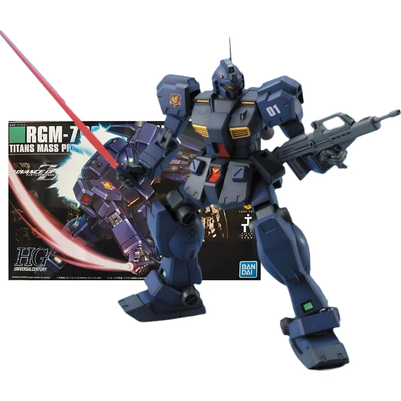 Bandai Resnično Gunpla Akcijska Figura, Hg 1/144 Rgm-79q Gm por to Zbirko Gundam Model Komplet Anime Akcijska Figura, Igrače Za Otroke