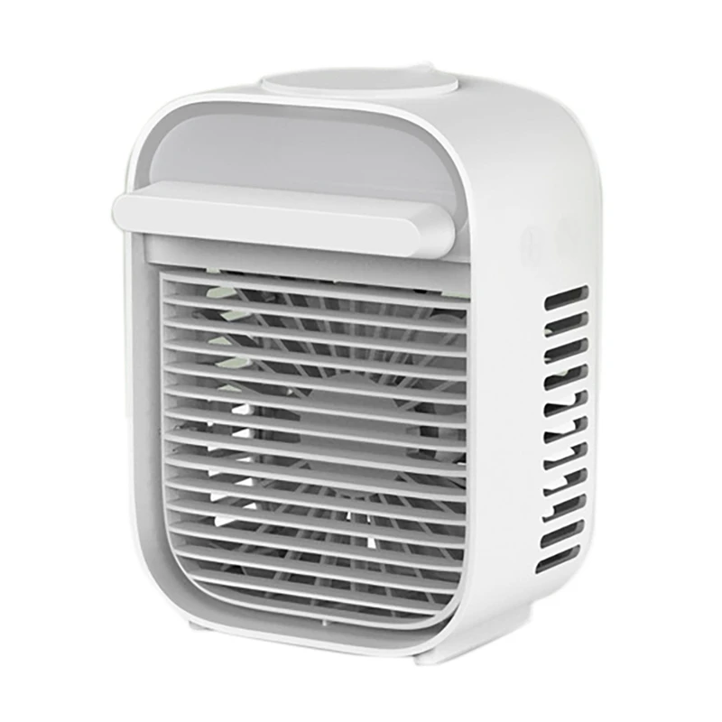 Osebni Zračnega Hladilnika Prenosni Mini Fan Majhna Desktop Hladilni Ventilator S 3 Hitrosti Ventilatorja Zaslon Na Dotik Za Prostor Pisarna