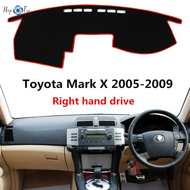 Taijs Desni Pogon Avto nadzorna plošča Pokrov Mat Dash-Mat za Toyota Mark X 2005 2006 2007 2008 2009 Proti Soncu Lepo Rezanje Luknja