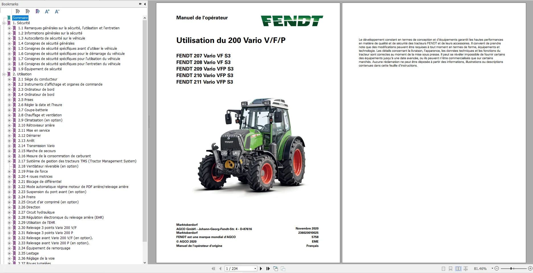 TRAKTOR FENDT 22.3 GB PDF Posodobljene 2022 Diagramov, Operaterja Manual & Delavnice Priročniki francoski DVD