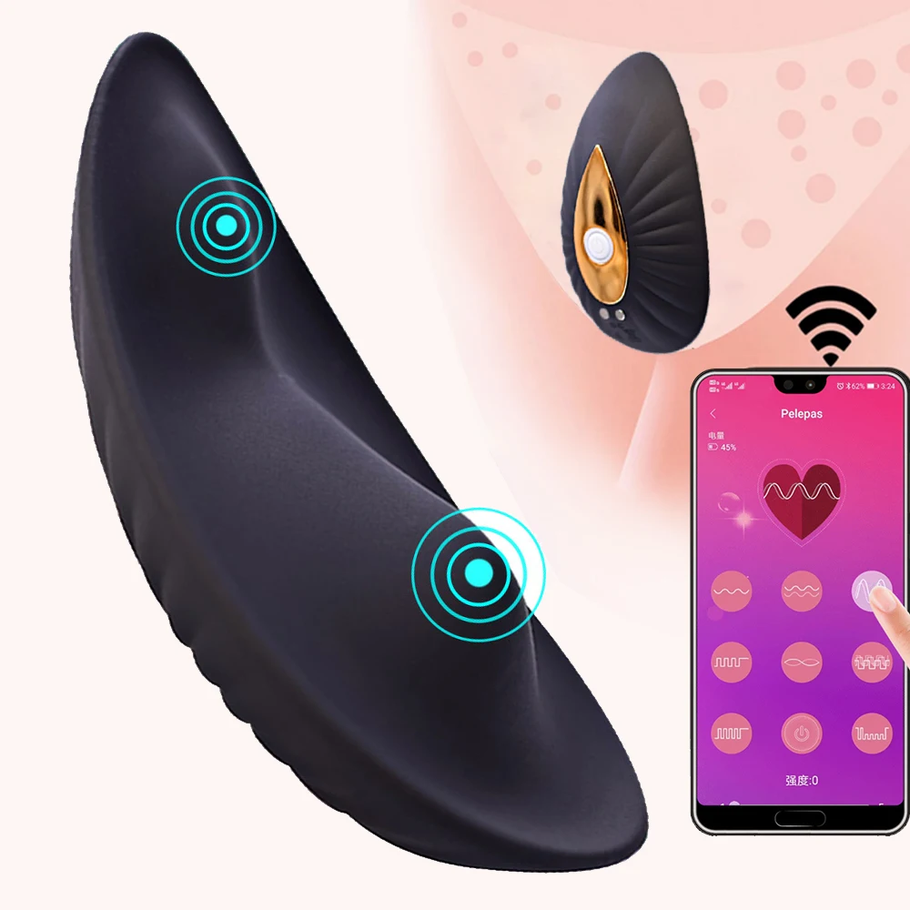 Prenosni Hlačne Vibrator Nevidno Vibracijsko Jajce Stimulator Klitorisa 10 Načini Sex Igrače za Žensko APLIKACIJO Brezžična Nadzor