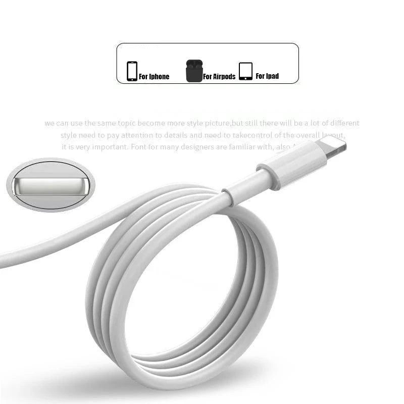 USB za Sinhronizacijo Podatkov, Polnilec, Kabel za iPhone 6 6S 7 8, Plus 5 5S SE X XS Max XR 11 Pro Hitro Polnjenje Telefona USB Kabli za IPAD Airpods