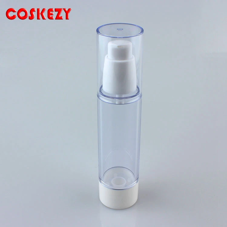 Debelo 50 ml vakuumske črpalke losjon steklenice za kozmetične embalaže ,50 ml plastične Kozmetične aireless Povratne Steklenice