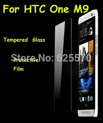 Novo 0,3 mm Ultra Tanek HD Jasno eksplozijam Kaljeno Steklo Screen Protector Filmov za HTC One M9 Z Drobno Paket