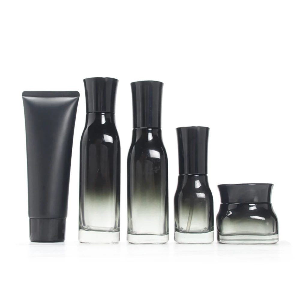 50PCS črni spray steklenico 40ML stekla losjon za steklenico, eterična olja, kozmetična embalaža toner bottle debelo