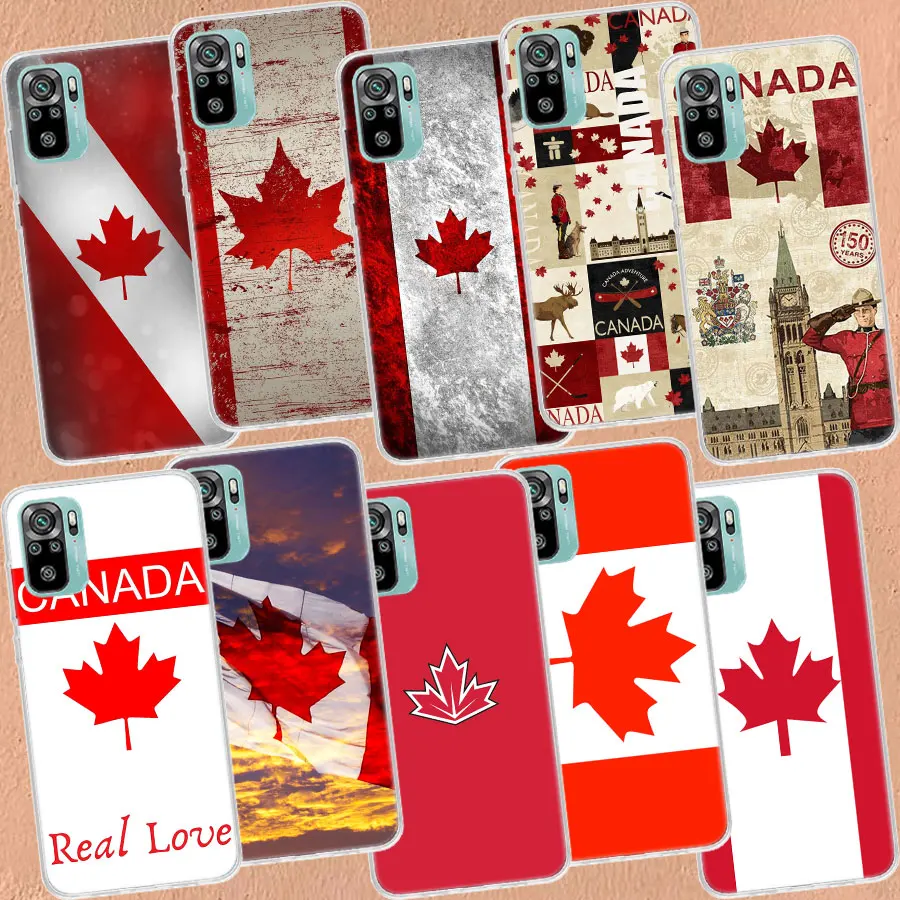 Kanada Maple Leaf Zastavo Silicij kličete Primeru za Xiaomi Poco X3 X4 NFC M3 M4 Pro 4G 5G F3 F2 F1 Mi Opomba 10 Lite A3 A2 A1 CC9E