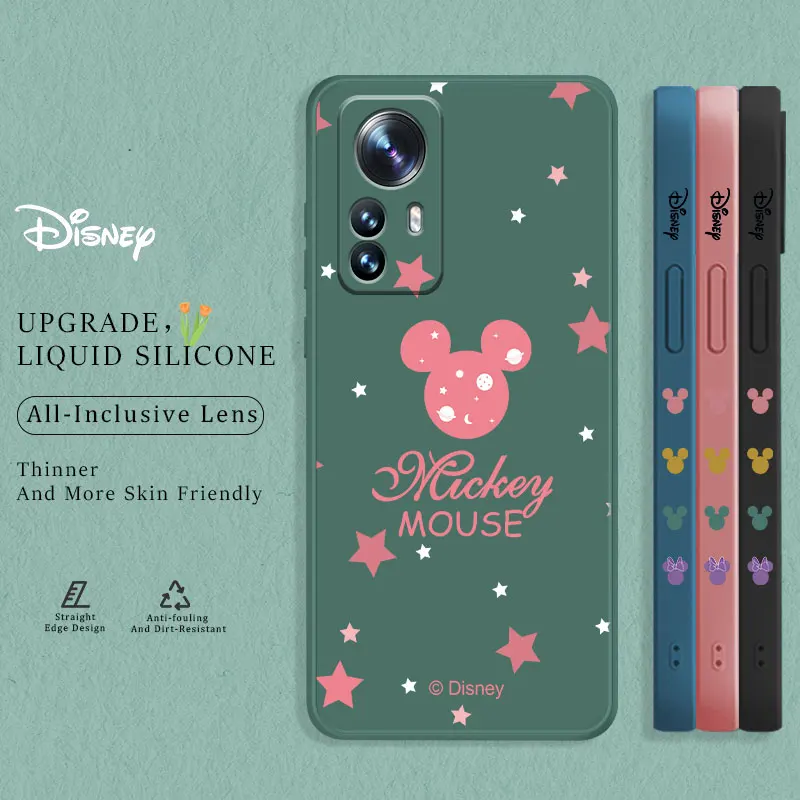 Tekoče Sladkarije Primeru Telefon Za Xiaomi Poco X3 NFC X4 M3 F3 GT Pro Mi za 6 8 9 JV 10 10 10T 11T Lite Nočno Nebo Mickey Mouse