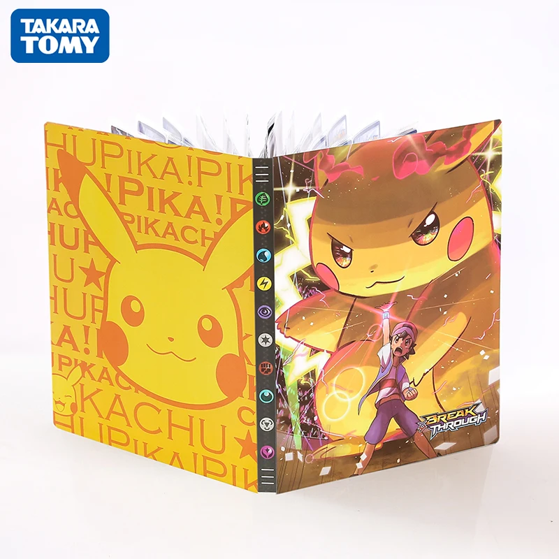 Pokemon 432Pcs Album Knjiga Anime 9 Žep Pikachu Charizard Igra Kartice VMAX GX Imetnik Zbiranja Igrač za Otroke, Darilo za Rojstni dan