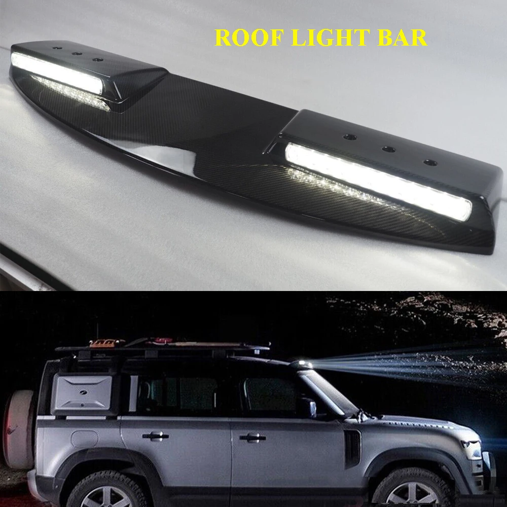 STREŠNE svetlobne VRSTICE z LED Dnevnih Luči za Land Rover Defender 90 110 130 2020-2023