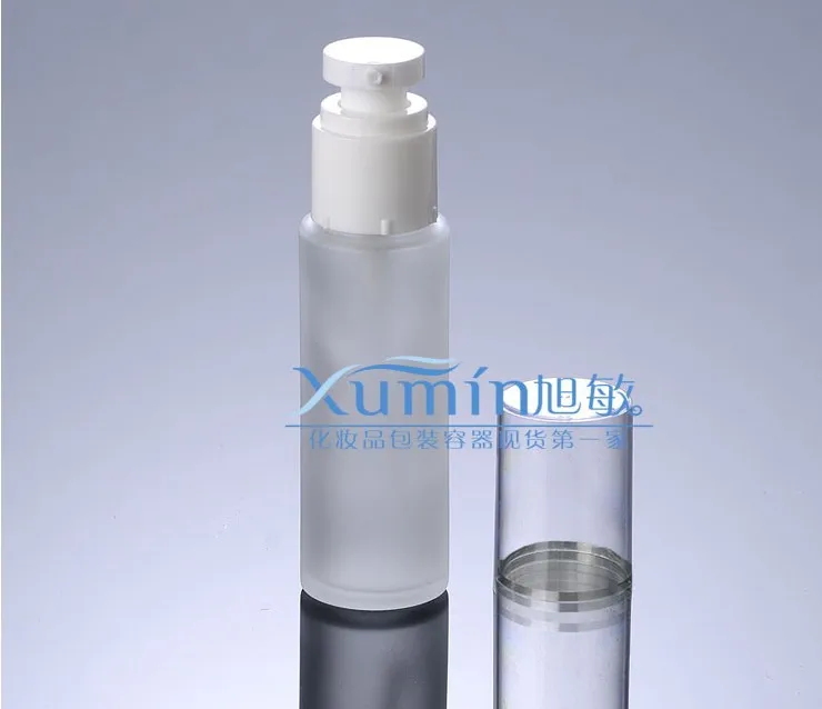 Zmogljivost 50 ml 200pcs/veliko tovarno debelo visoke kakovosti bela črpalka stekla losjon Črpalka Steklenice za Kozmetične Embalaže