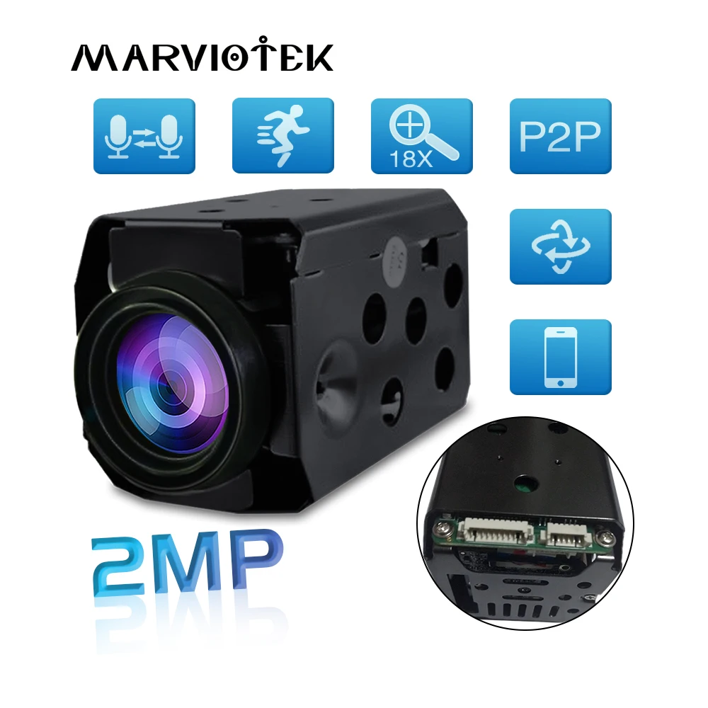 1080P ip kamere ptz Zoom 18X ip cctv kamere modul H. 264 video nadzor omrežja blok modula kamere za uav videcam