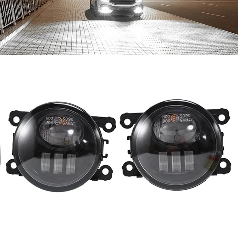 1Pair Avto H11 LED Žarnice Sprednji Odbijač meglenke Skupščine svetlobni pramen Foglight Za Toyota, Honda, Ford, Renault, Opel