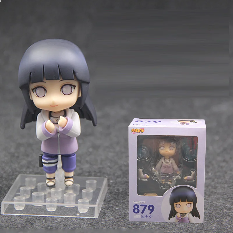 Anime Naruto Hinata Hinata 879# PVC Q Edition Ljubka Akcijska Slika Model Igrače 10 cm