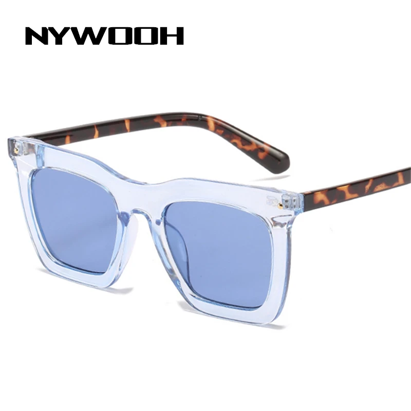 NYWOOH Prevelik Gradient sončna Očala Ženske Retro blagovne Znamke Oblikovalec Kvadratnih sončna Očala za Moške Vintage Veliko Odtenkov Očala UV400
