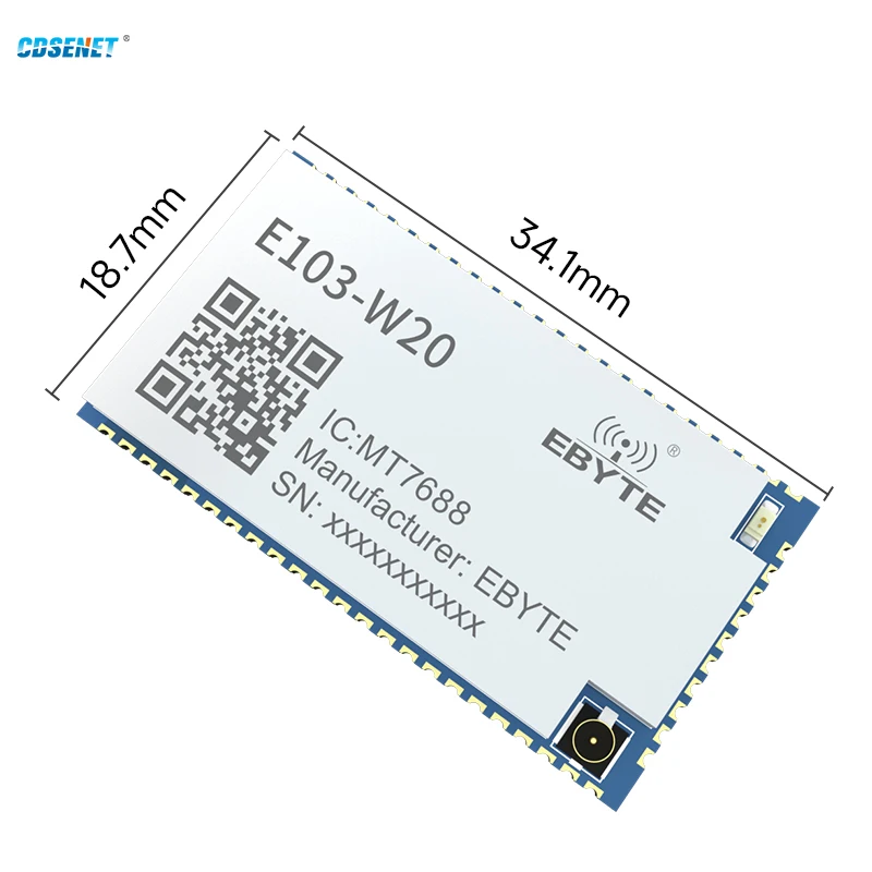 CDSENT Serijska Vrata za Wifi Brezžični Usmerjanje Modul MT7688AN E103-W20(7688) OpenWrt SDK AP STA 32MB Flash+128MB DDR2 300Mbps PHY