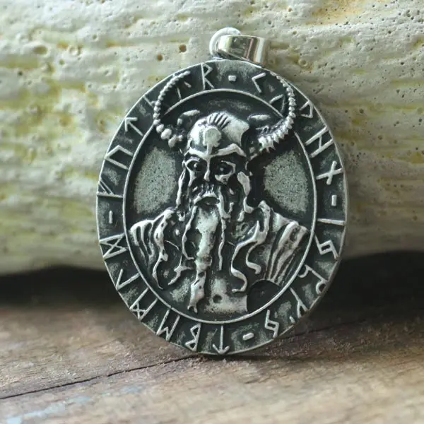 1pcs Odin Viking Ogrlico, Obesek moških ogrlica Valknut simbol norse nakit