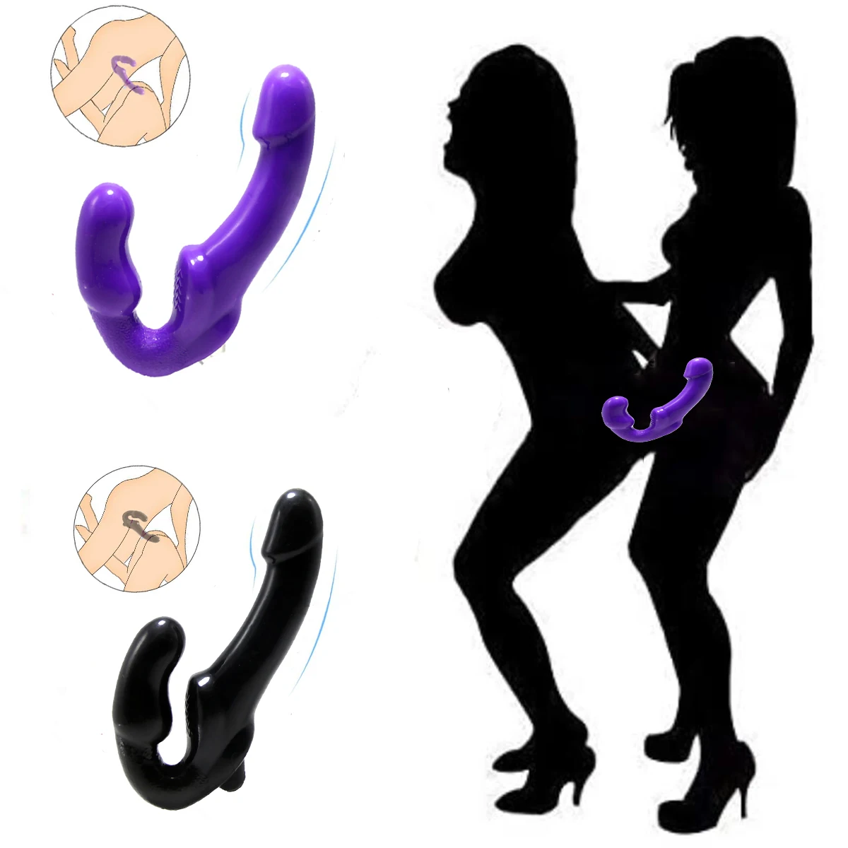10 Hitrost Vibrator Strap-on Dildo, Vibrator za Ženske, Geji, Klitorisa G Spot Stimulator, Lezbijke, opozarjanje z vibriranjem za Odrasle Sex Igrače
