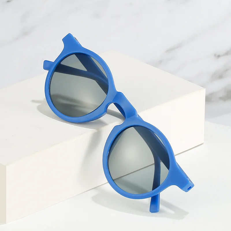 Moda Preprost Krog Anti-UV-zaščitna Očala, Gradient Potovanja sončna Očala Candy Barve na Prostem UV400 Športna sončna Očala za Fante in Dekleta