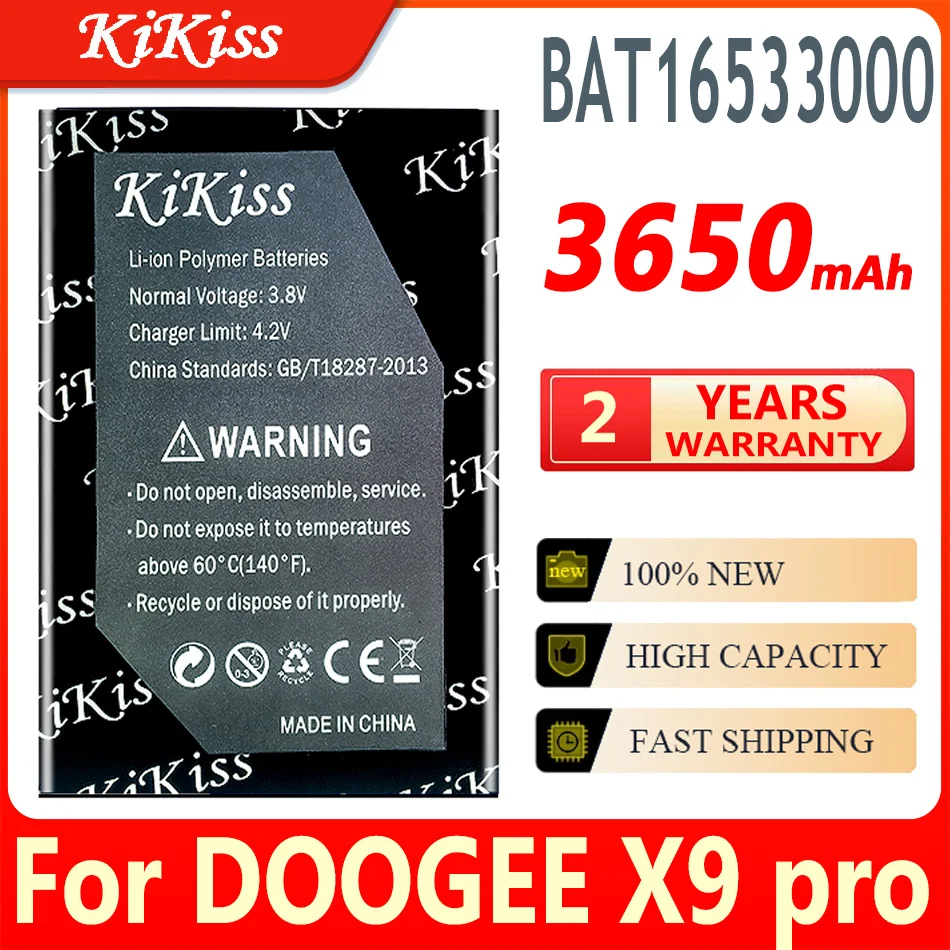 3650mAh BAT16533000 Visoko Zmogljivost Baterije Za DOOGEE 5.5 palčni X9 pro X9pro