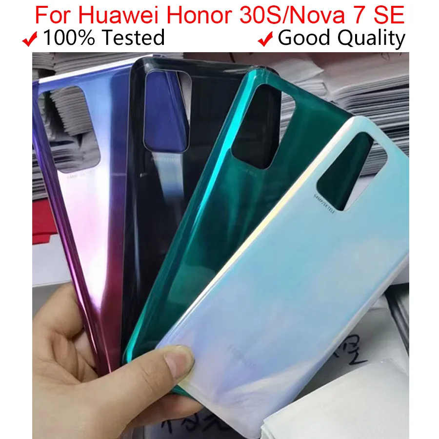 Za Huawei Honor 30 Pokrovček za Baterijo, Zadaj Novi 7 Nova 7 SE Stanovanje Nazaj Primeru Za Huawei honor 30s pokrov baterije