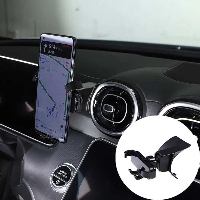 Za 22 Mercedes-Benz C-razred avto centralni nadzor zračnega vtičnico avto, mobilni telefon nosilec dodatki GPS težo nosilec navigacije