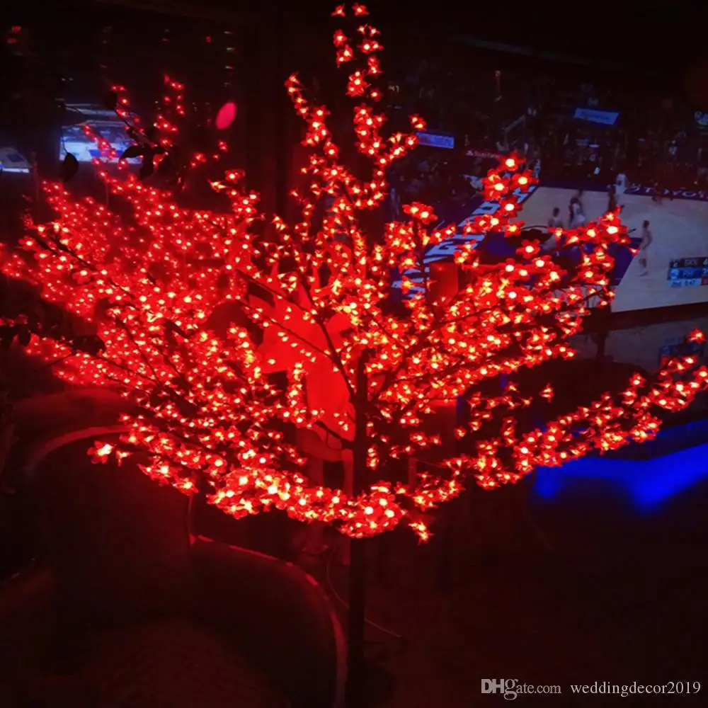 LED Božič Luči Češnjev Cvet Drevo 480pcsLED Žarnica 1,5 m Višine Zaprtih prostorih ali na Prostem Brezplačna Dostava Spadajo Vodni Promet