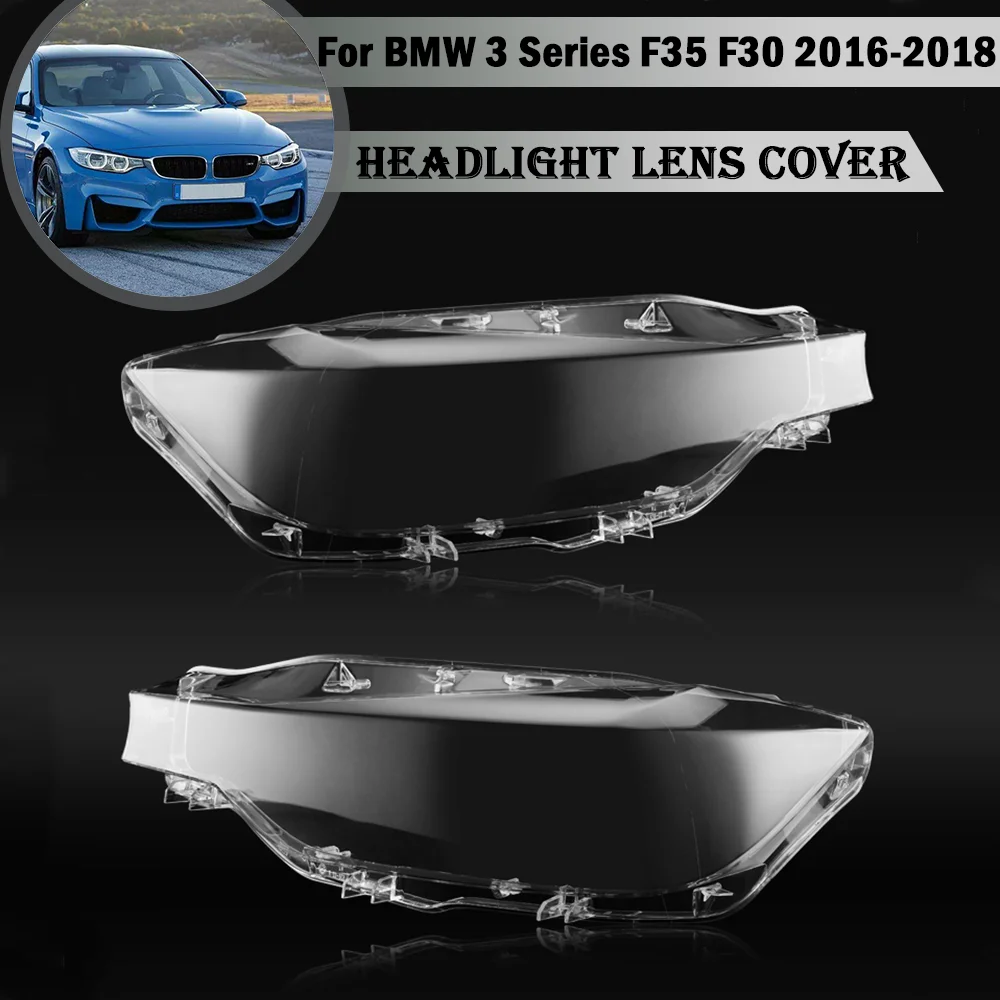 Za BMW Serije 3 F35 F30 316 320 328Li 335 2016-2018 Prozoren Pokrov Žarometa LED Smerniki Lampshade Lupini Avto Dodatki