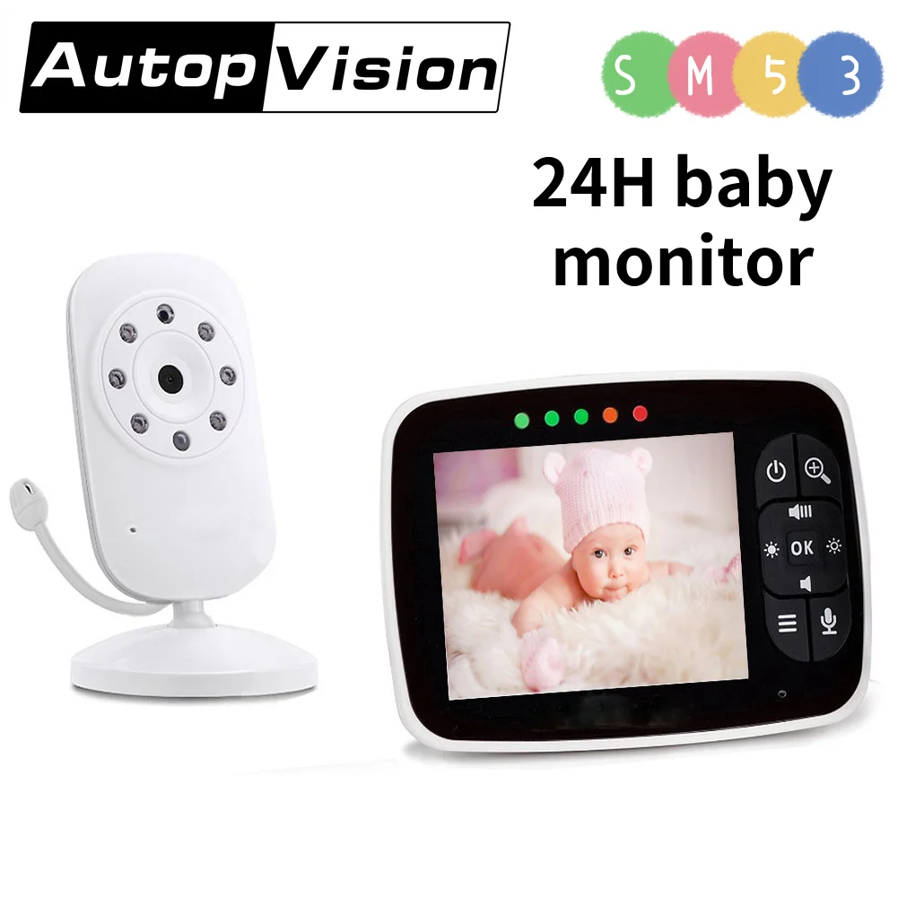 SM35 Baby monitor smart otrok spremljanje oddaljenih domovih za stroj s jok spremljanje baby kamera