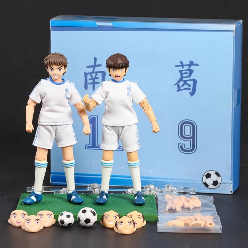 Veliko Igrač Captain Tsubasa Misaki Taro+Teppei Kisugi PVC Akcijska Figura Model Collection Darilo Igrača