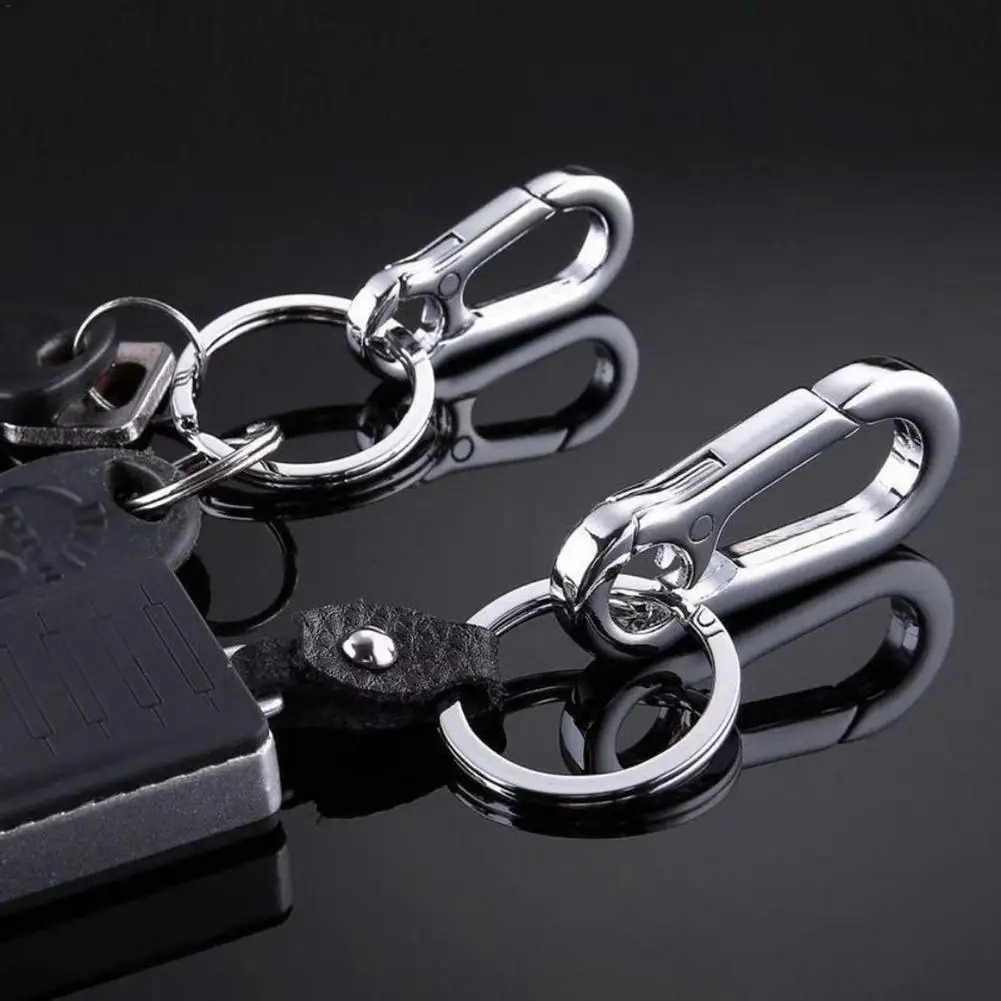 Avto Keychain Posnetke Keychain za Moške in Ženske Ključnih Verige iz Nerjavečega Jekla, Hitro Spustite Tipko Carabiner Keychain Nosilec za Pas