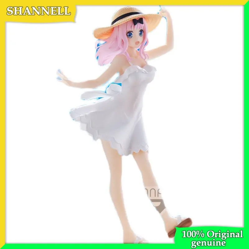 Kaguya-sama: Ljubezen Je Vojna Fujiwara Chika Plaži Dekleta 100% Prvotne resnično PVC Dejanje Slika Anime Slika Model Igrače Lutka Darilo