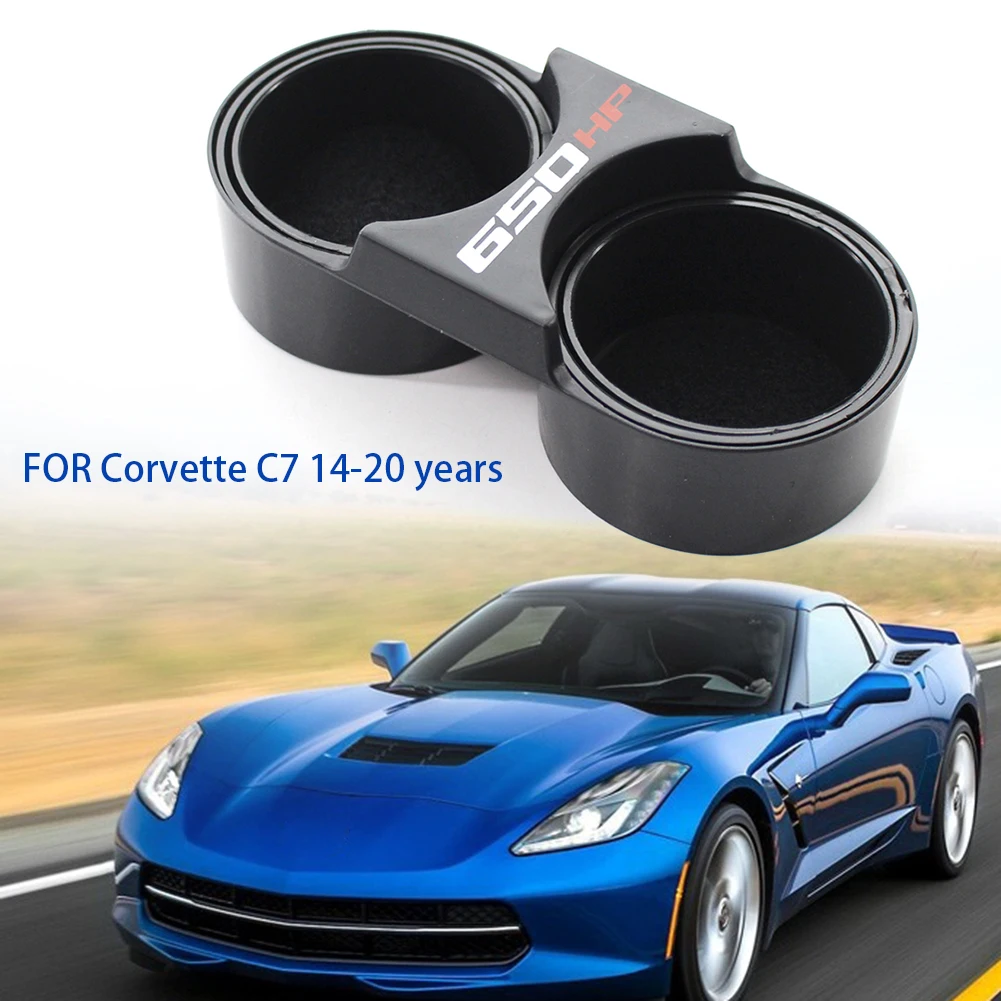 Dvojno Pokal Pijačo Imetnika Podaljša Zložljive večnamenska Polica Avto Notranje zadeve Izdelkov za Chevrolet Corvette C7 2014-2020