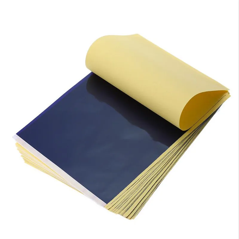25Pcs/Lot 4 Plast Ogljikovih Toplotne Matrica Tatoo Prenos Papir, Papir za Kopiranje Strokovno Tatoo Oskrbe Dodatki
